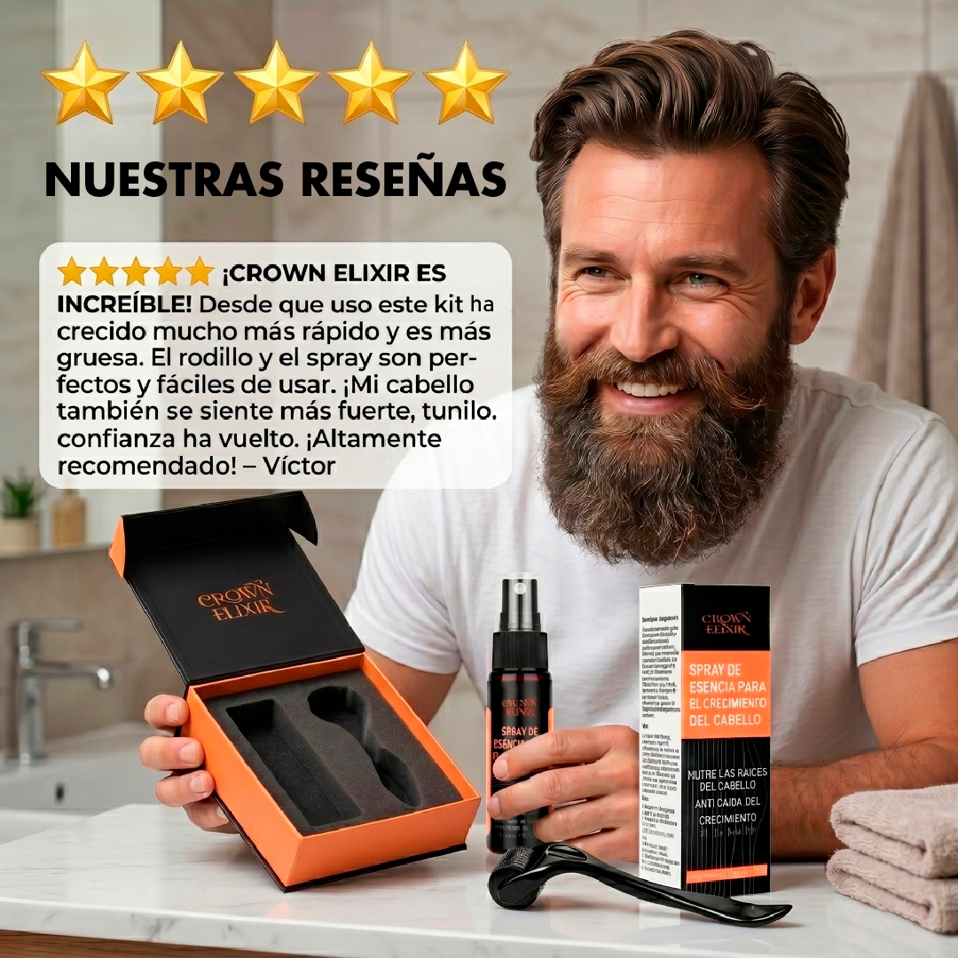 Spray Crecimiento del Cabello - Crown Elixir