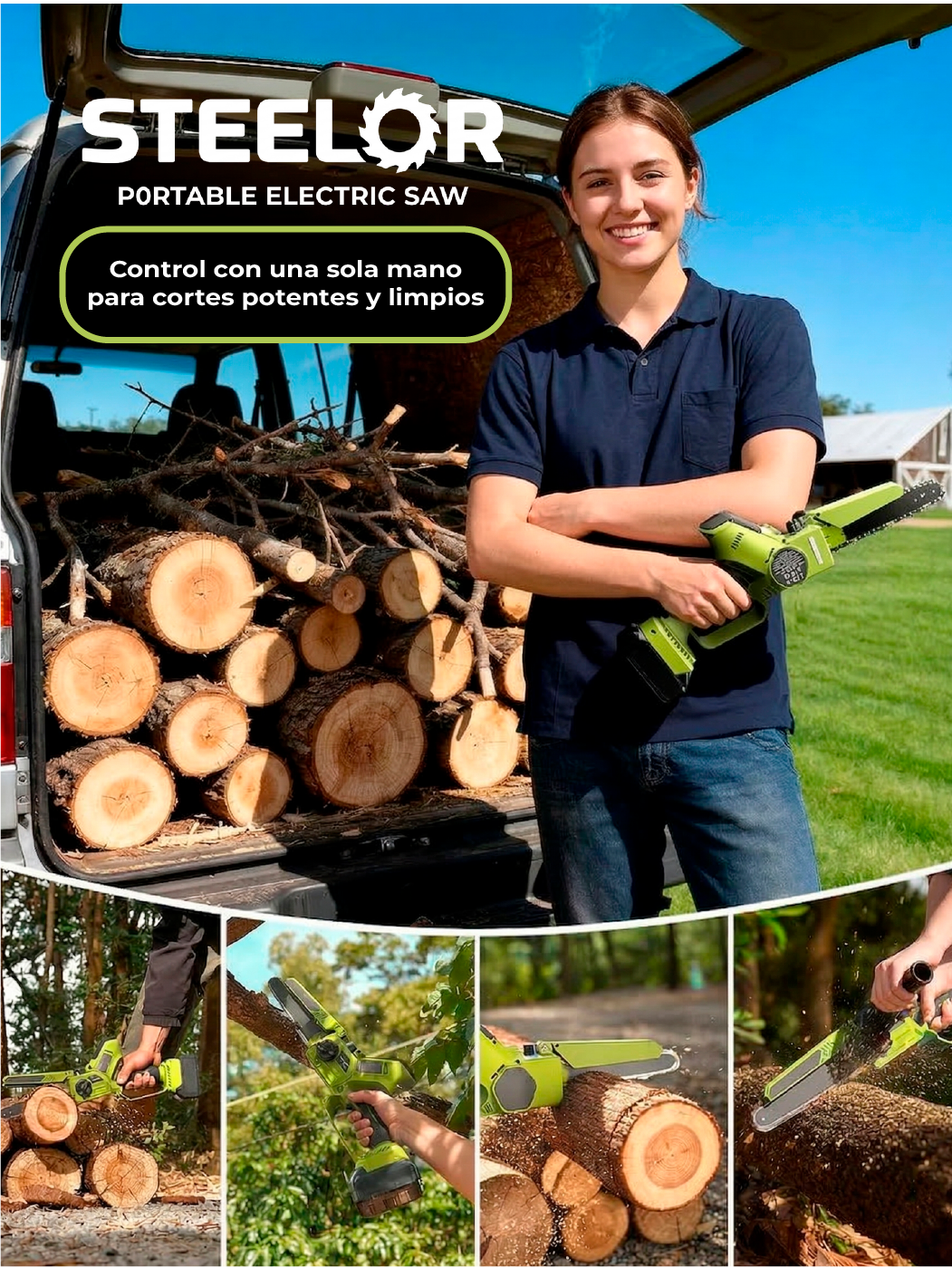 Sierra Eléctrica Portátil