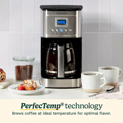 Velmora Programmable Drip Coffee Maker 14-Cup